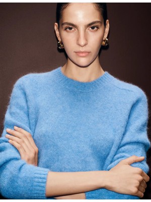 Marks & Spencer Alpaca Blend Crew Neck Sweater
