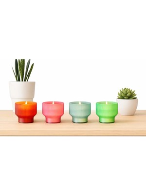 Besing Mini LED Mumluk Dekoratif Masa Üstü Işık Aksesuarı | 3D Baskı Mum Dahil