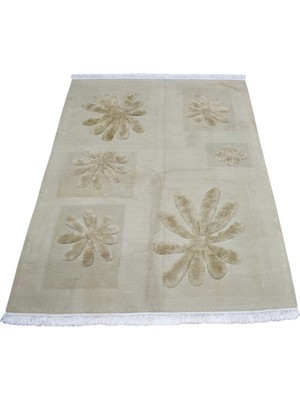 Kilim Antik El Dokuma Pastel Çiçekli Yün Kilim 1899 - Vintage - Çok Renkli