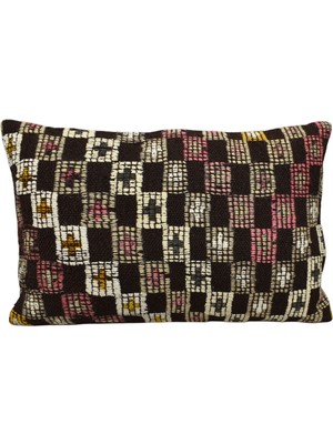 Kilim Antik El Dokuma Kilim Kırlent Yastık Kılıfı 1586 - Yeni - Çok Renkli