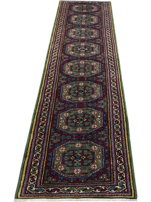 Zehra Abla Halı Yeni El Dokuma Nadir Burdur Bucak Yolluk Yün Halı 7543