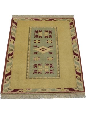 Zehra Abla Halı Yeni El Dokuma Modern Eşsiz Milas Yün Halı 7547