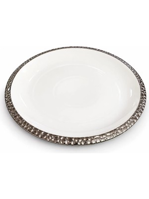 Lamedore Mesh Beyaz Sılver Supla 31X31X2,5 cm