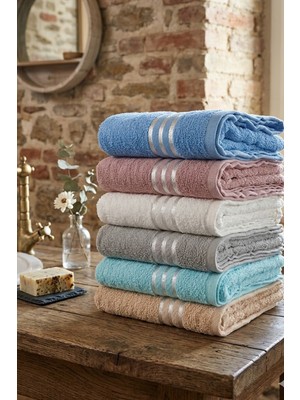 SBN - Store 12 Adet Karışık Kadife El Havlusu - 45 x 85 cm Spa ve Otel Havlusu