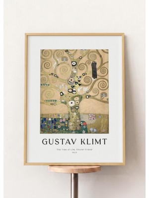 Pena Tablo Gustav Klimt - The Tree Of Life Ahşap Çerçeveli Tablo - Klimt Tabloları, Klimt Sanat Eserleri Klasik Modern Tablo