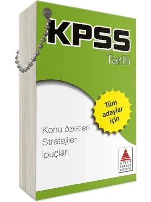 SBN - Store Delta Kültür Kpss Tarih Strateji Kartları