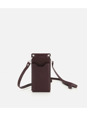 Hotiç 04CAH326140A480 UNISEX Deri Kahverengi Çapraz Telefon Çantası