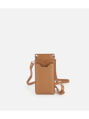 Hotiç 04CAH326140A370 UNISEX Deri Taba Çapraz Telefon Çantası