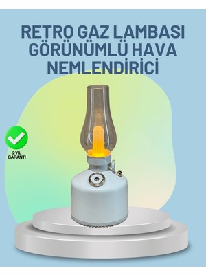 SBN - Store Renkli LED Işıklı Retro Gaz Lambası Aroma Terapi Mist Maker