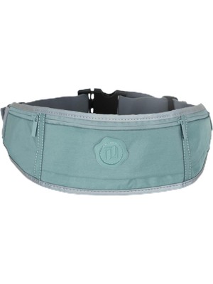 Happy Trend Koşucu Bel Çantası, Reflektörlü, Haki, Paraşüt Kumaş, Ön Cepli, Unisex Spor Fitness Gym Çantası (Yeşil)