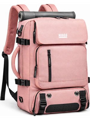 Happy Trend Seyahat Sırt Çantası, 3in1 Dönüştürülebilir, El Bavulu, Kadınlar ve Erkekler Için Uçak Onaylı Ayakkabı Bölmeli, Multi Cepli Organizer Sırt ve El Çantası