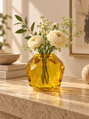 Pozzi Milano Home Heritage Amber Cam Vazo - 16 cm