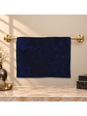 E38 El Işçiliği Kadın Renkli Ebru Şal 175*70 cm -6732