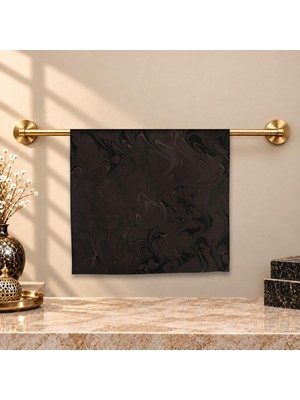 E38 El Işçiliği Kadın Renkli Ebru Eşarp 94*94 cm - 6726