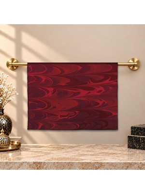 E38 El Işçiliği Kadın Renkli Ebru Şal 175*70 cm -6728