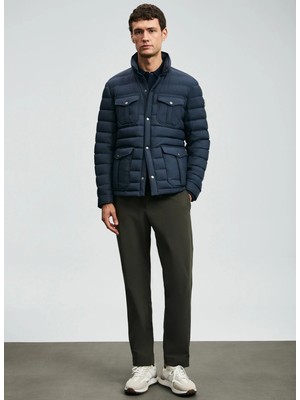 Lufian Lacivert Erkek Slim Fit Mont Danıel