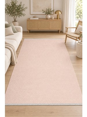 Hann Home Collection Gülce Bej Oturma Odası Mutfak Koridor Halısı Robot Süpürge Uyumlu Kolay Temizlenebilir Modern Ince H