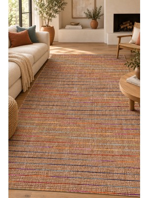 Hann Home Collection Savo Sisal Tarzı Özel Ölçü Mutfak Koridor Halısı Robot Süpürge Uyumlu Kolay Temizlenebilir Leke Tutm