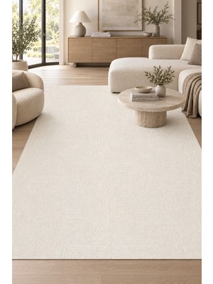 Hann Home Collection Ulıma Sade Modern Mutfak Koridor Halısı Kaymaz Taban Robot Süpürge Uyumlu Ince Kolay Temizlenebilir
