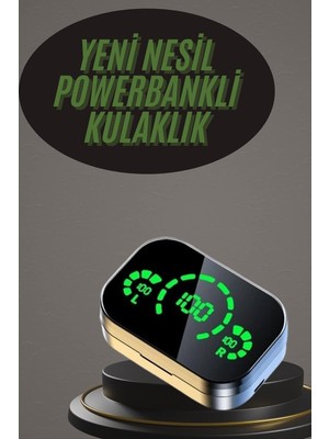 Skygo Revify Kablosuz Bluetooth Kulaklık Çift Telefon Destekli Powerbankli Dijital Göstergeli