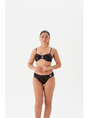 Myg Plus Eros Kadın Bikini Takımı, Siyah, 38 Beden