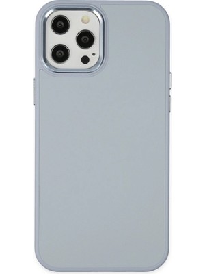 Skygo Revify Apple Iphone 12 Pro Max Kılıf Asya Deri Silikon - Sierra Blue