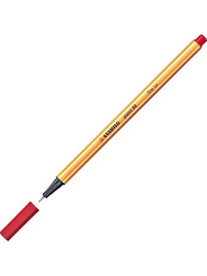 Fimer Point 88 Keçeli Kalem, 0,4 mm Uç, Su Bazlı Mürekkep, Kırmızı