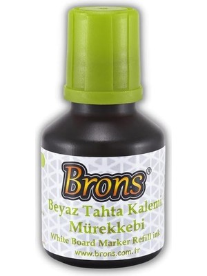 Fimer Yeşil Yazı Tahta Kalem Mürekkebi 30 ml 1 Adet Brons Tahta Kalemi Mürekkebi 1 Adet