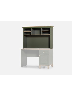 Palmera New Atlas Çalışma Masası Üst Modül Çam Yeşil 125X38 cm