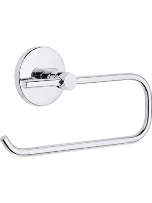 Fimer Banyo 304 Paslanmaz Çelik Solo Havlu Askısı, Krom Kaplama 25 cm Havluluk, Yapışkanlı ve Vidalı Montajlı, 5 Yıl Garantili Banyo Aksesuarı