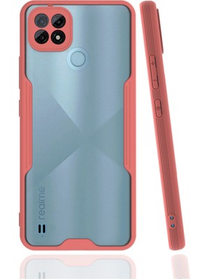 Skygo Revify Realme C21 Kılıf Platin Silikon - Pembe