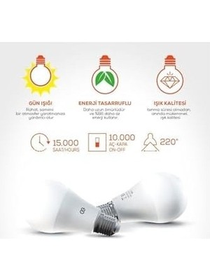 SBN - Store LED Ampul 18W Gün Işığı E27 (4000K 220-240V)
