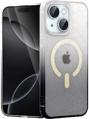 Skygo Revify Apple Iphone 14 Pummel Shiny Magsafe Kapak - Siyah