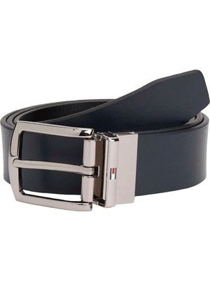 Tommy Hilfiger Lacivert Erkek Kemer Denton 3.5 Rev