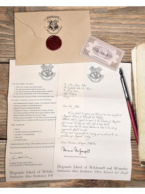Fimer Potter Hogwarts’a Davet Mektup Seti