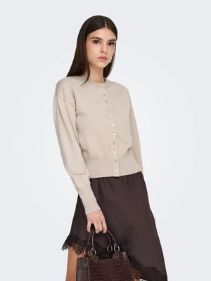 Only Onlmıo Ls O-Neck Button Cardiga Kadın Hırka 15377295
