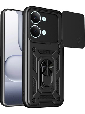 Skygo Revify Xiaomi Poco X8 Pro Max Pars Lens Yüzüklü Silikon - Siyah
