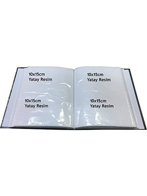 SBN - Store Fotoğraf Albümü 10X15CM 200 Lük Renkli Love Desenli Anı Albümü