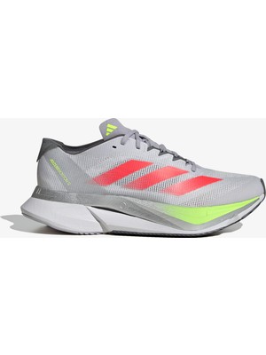 Adidas Adizero Boston 12 Kadın Gri Koşu Ayakkabısı.-