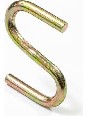 SBN - Store Beşel Gold S Kanca Seti - 100 Adet, Çok Amaçlı Metal Askı, Mutfak Gereçleri, Gardırop ve Banyo Düzenleyici, Şık Pirinç Görünümlü Dayanıklı Çelik Kanca