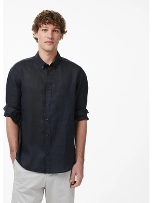 Nautica Regular Fit Erkek Keten Gömlek W65101T