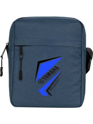 Zepplin Giyim Yamaha Racing Revission Logo Omuz Çantası Fermuarlı Lacivert Renk