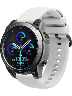 Kreton Zeblaze Ares 3 Pro ile Uyumlu Kordon Yumuşak Dokulu Soft Renk Tokalı Silikon Kayış