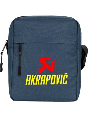 Zepplin Giyim Akrapovic Omuz Çantası Fermuarlı Lacivert Renk