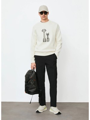 Lufian Sweatshirt, 3xl, Kırık Beyaz
