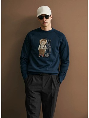 Lufian Sweatshirt, 3xl, Lacivert
