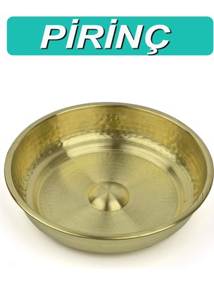 Belirtilmemiş Geleneksel Hamam Tası Banyo Spa Çeyizlik 20 cm 1 Lt -Bakır, Pirinç ve Çelik Seçenekli