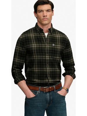 Superdry Gömlek, S, Yağ Yeşili