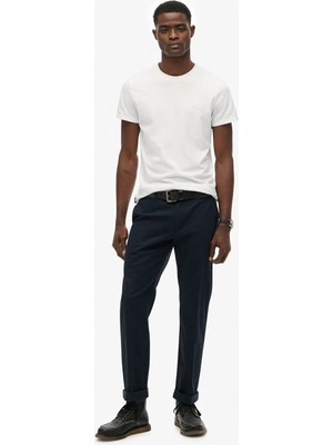 Superdry Chino Pantolon, 30-30, Lacivert