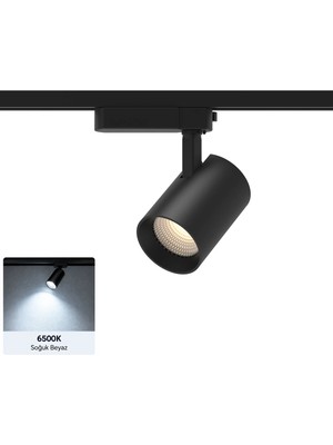 Lumiles Raylı 10 Watt Siyah Ray Spot Monofaze LS-3010